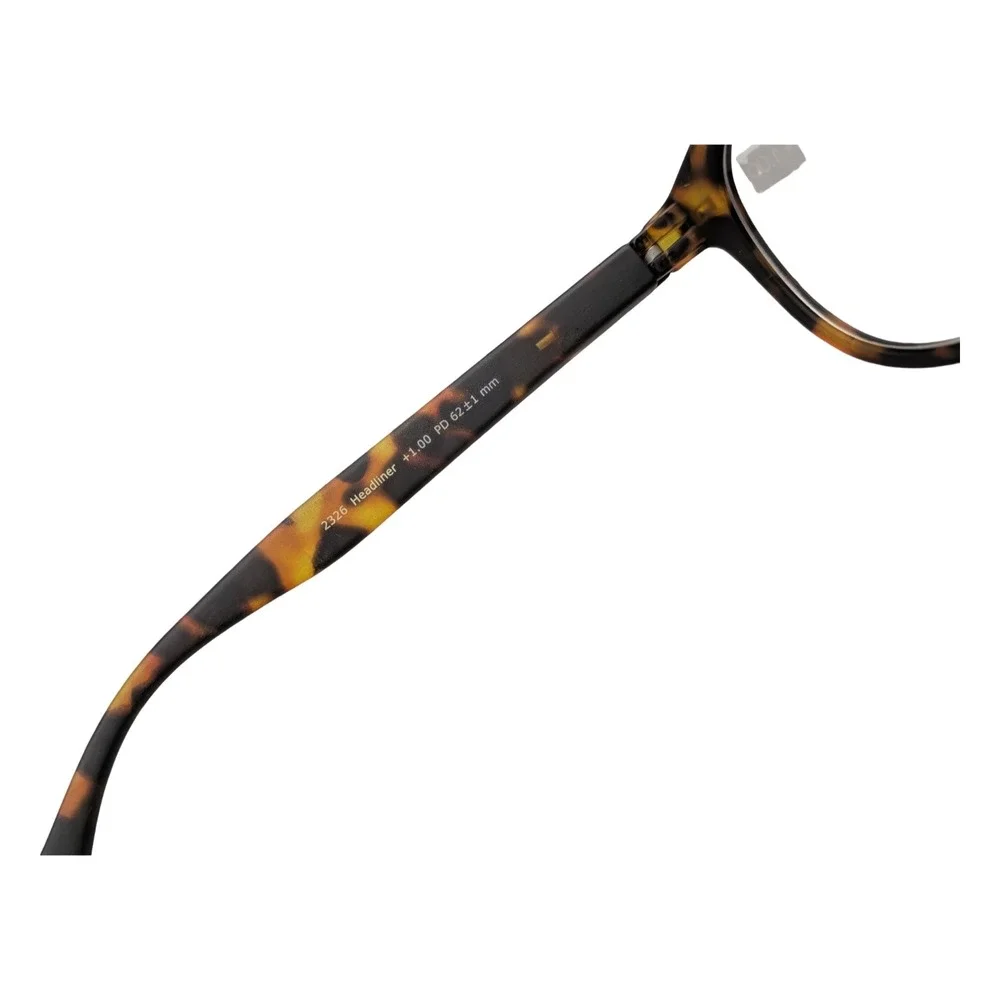 Peepers Headliner Blue Light Tortoise‎ Reading Glasses +1.00  Round Mens Womens